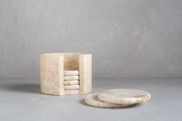 Marble Coasters (Cream)（大理石杯垫（奶油色））