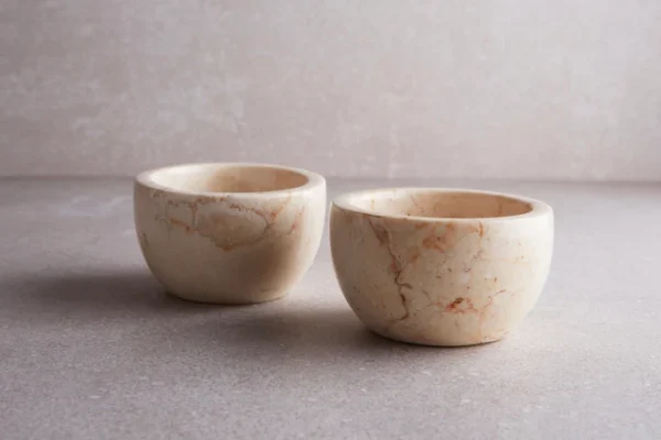 Marble Pinch Bowl (Cream)（大理石捏碗（奶油色））